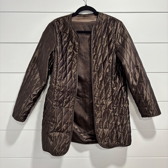 Eddie Bauer brown jacket with removable liner size M (read description) - Picture 9 of 16